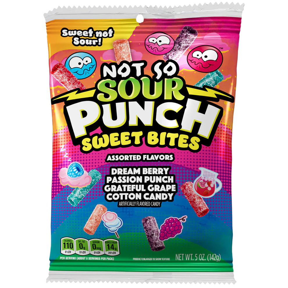 Sour Punch Sweet Bites 140 g