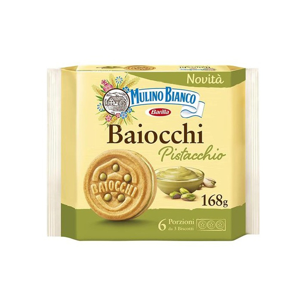 Mulino bianco Baiocchi al Pistacchio 168gr