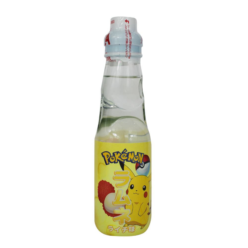 Pokemon Pikachu Ramune Lychee 200 ml