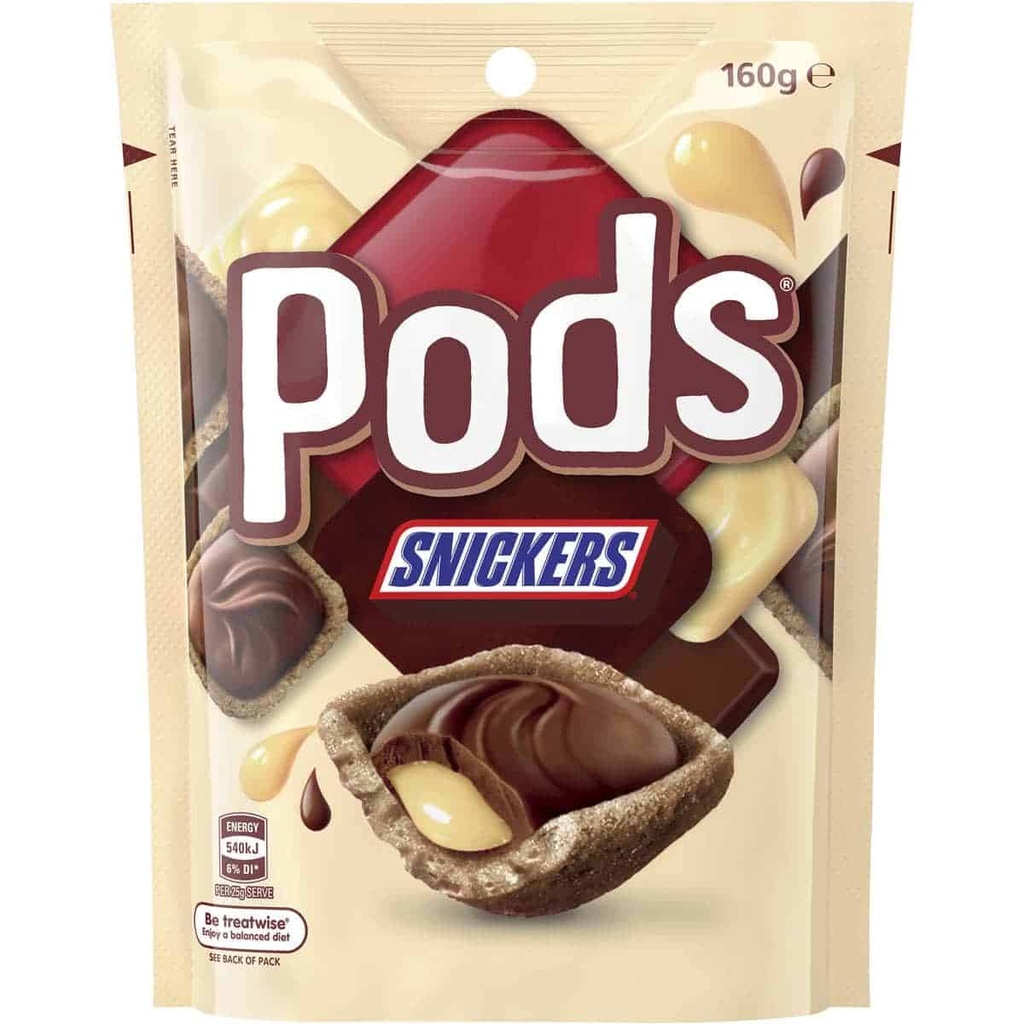 Snickers Pods 160 g