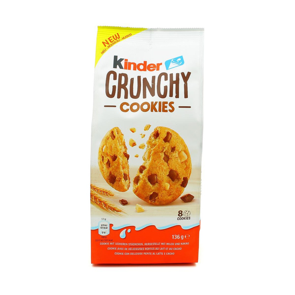 Kinder Crunchy Cookies 136g