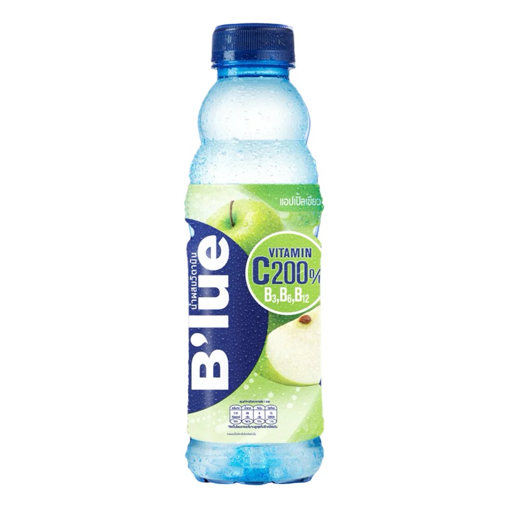 B’lue Pomme Boisson Thaïlande aromatisée à la pomme 500 ml