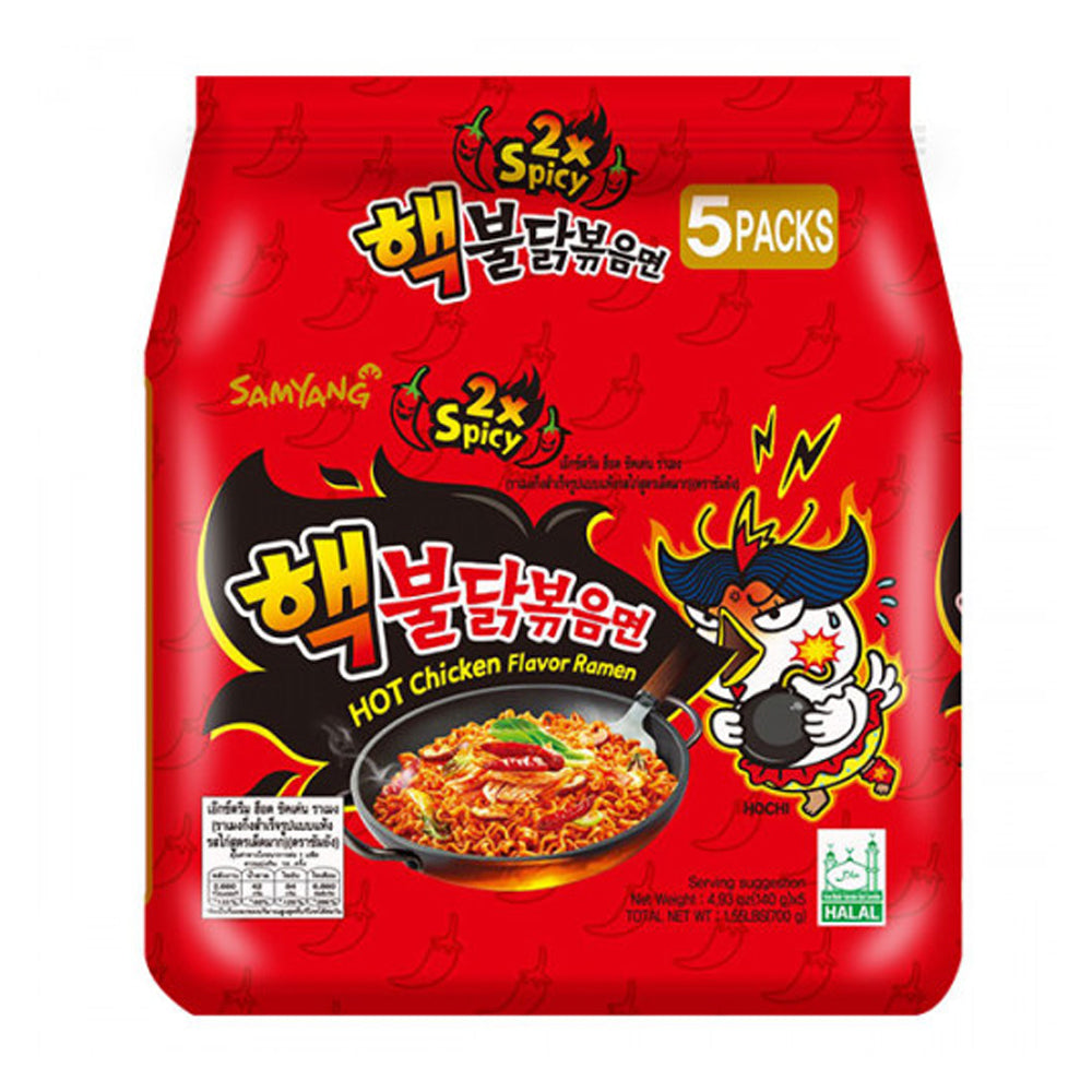 Samyang  Nouilles Instantanées: Spicy Chciken 5 x 145 g