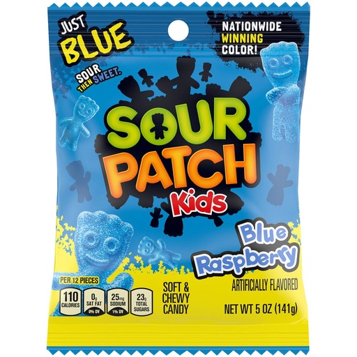 [503802] Sour Patch Kids Blue Raspberry 102 g