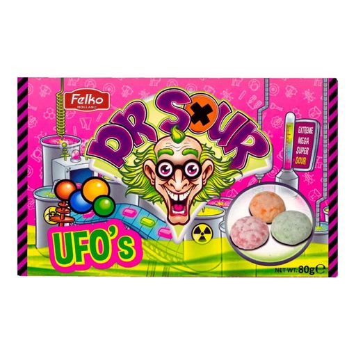 [SS000474] Dr. Sour Ufo's 80 gr