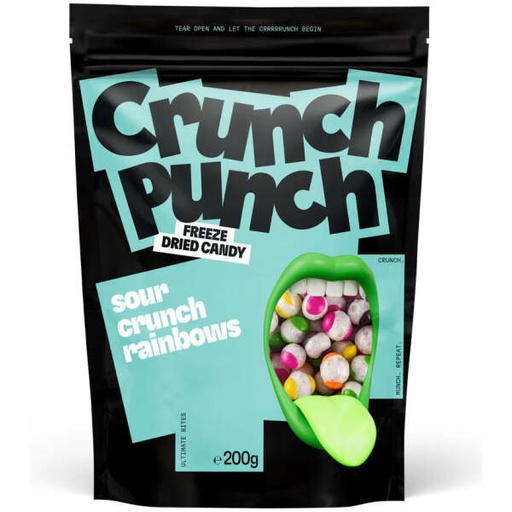 [SS000477] Crunch Punch Sour Crunch Rainbow 200 g
