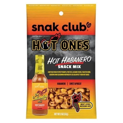 [SS000509] Snack Club Hot Ones Hot Habanero Snack Mix 57 g
