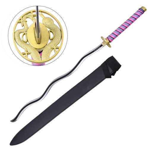 [SH-680] KATANA DEMON SLAYER - OBANAI IGURO - LAME MÉTAL