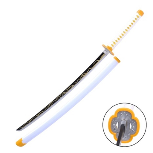 [SH-653] KATANA DEMON SLAYER - ZENITSU AGATSUMA - LAME MÉTAL