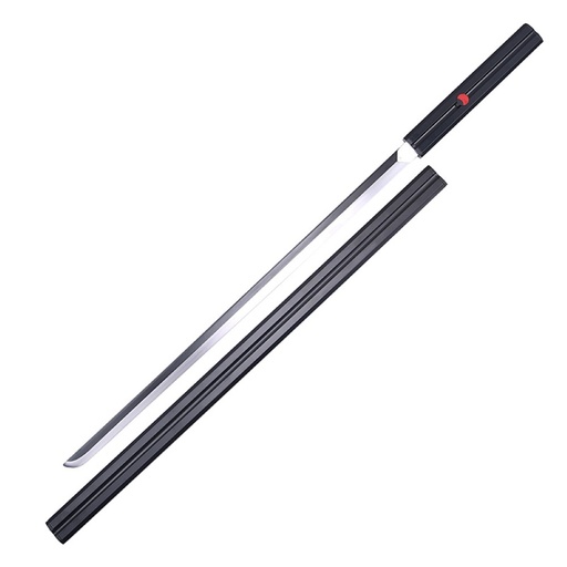 [SH-502BK-2] KATANA NARUTO - SASUKE BLACK EDITION - LAME MÉTAL KUSANAGI