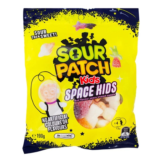 [SS000854] Sour Patch Kids Space Kids Big 190 g