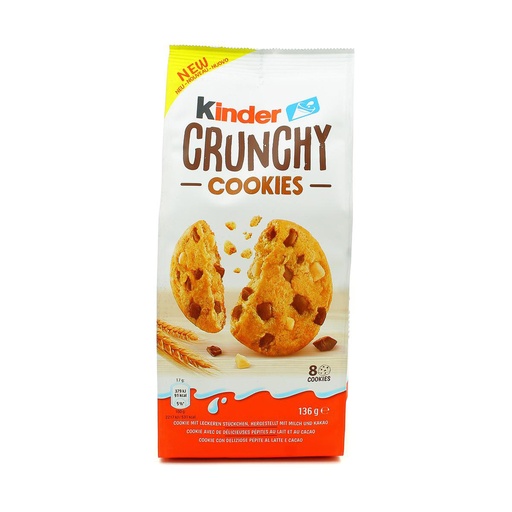 [SS000855] Kinder Crunchy Cookies 136g
