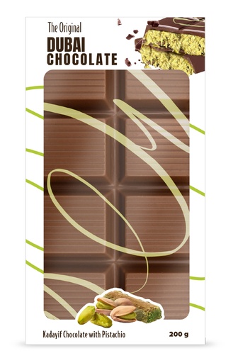 [SS000970] The Original Dubai Chocolate Kadayif Chocolate with Pistachio 200 g