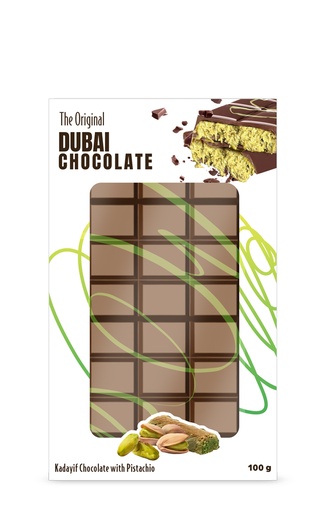 [SS000988] The Original Dubai Chocolate Kadayif Chocolate with Pistachio 100 g