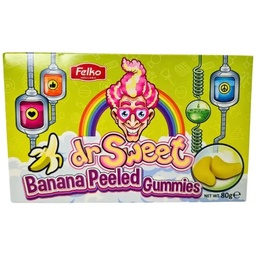 [SS001255] Dr Sweet Peeled Banana Gummies 80 g
