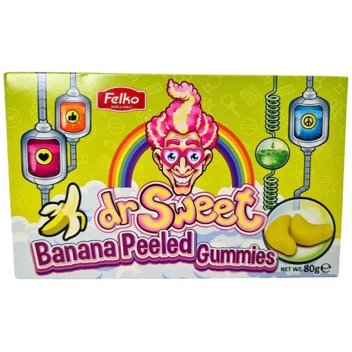 [SS001255] Dr Sweet Peeled Banana Gummies 80 gr