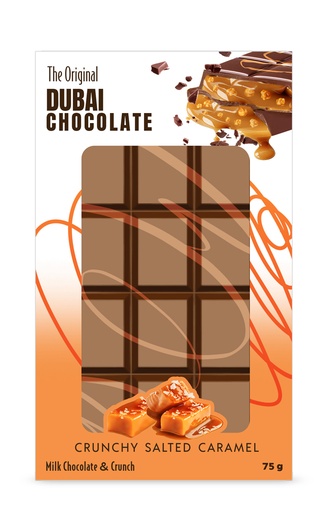 [SS001296] The Original Dubai Chocolate Kadayif and Salted Caramel 75 g
