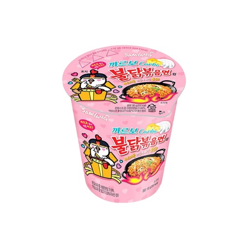 [SS001360] Samyang Hot Chicken Carbonara Ramen Bowl 105 g (kopya)