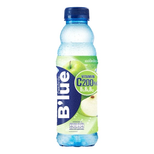 [SS001421] B’lue Pomme Boisson Thaïlande aromatisée à la pomme 500 ml