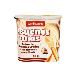 [SS001437] Buenos Dias Hazelnut Cream with Crispy Sticks 55 g