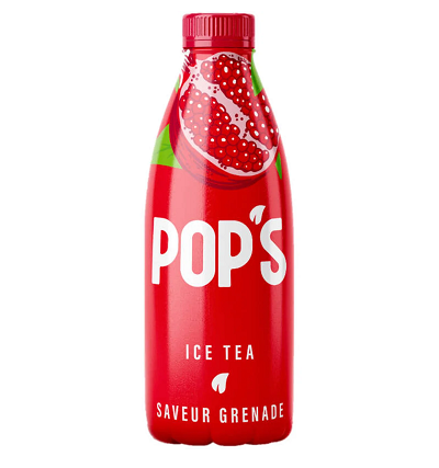 [SS001623] Pop's Ice Tea Saveur Grenade 1L