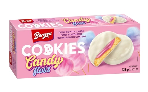 [SS002022] Bergen Candy Floss Cookies 128 g