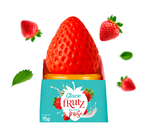 [SS002078] Frutz Strawberry Ice Trompe L'oeil 70 g